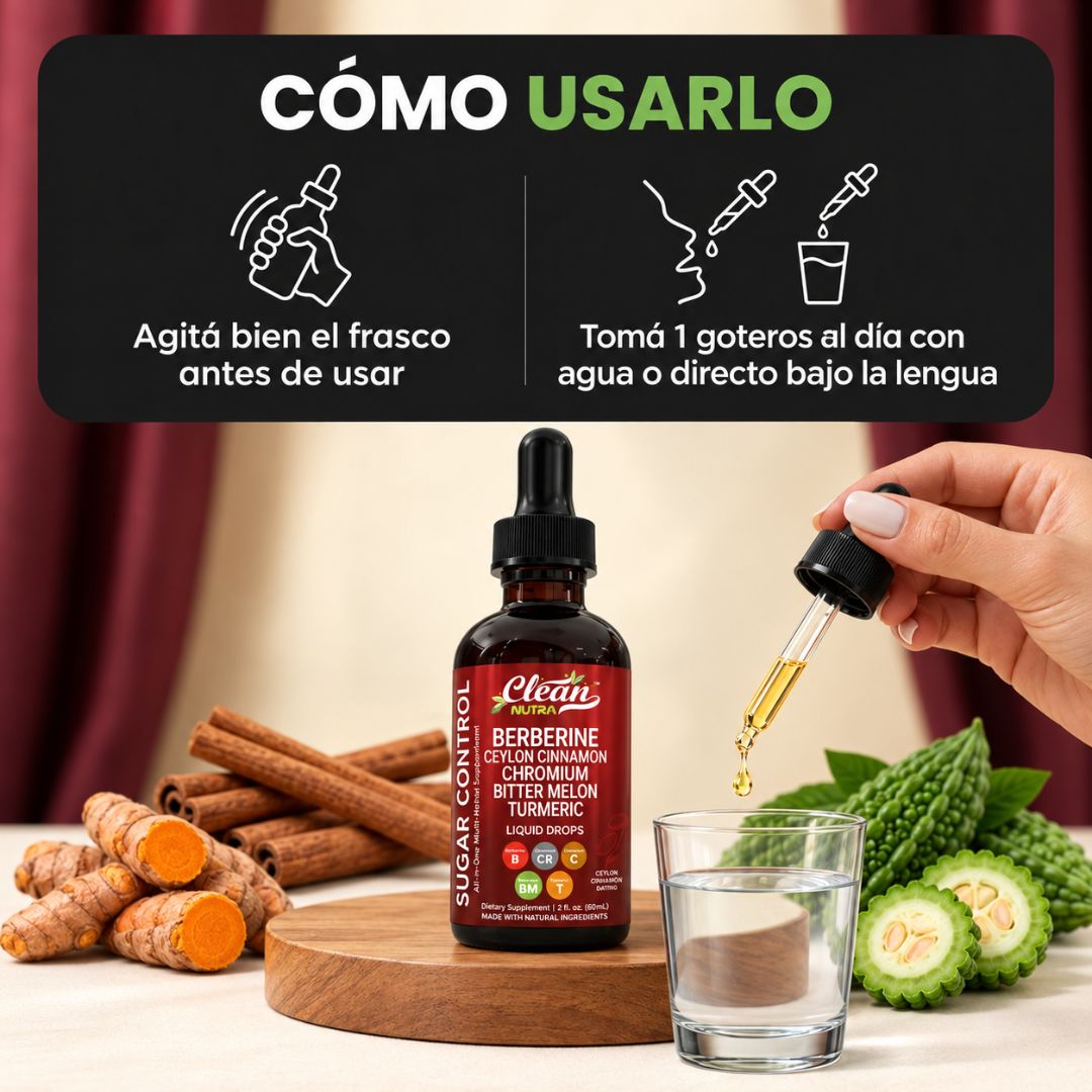 Apoyo Natural para el Azúcar en sangre, Energía y Antojos